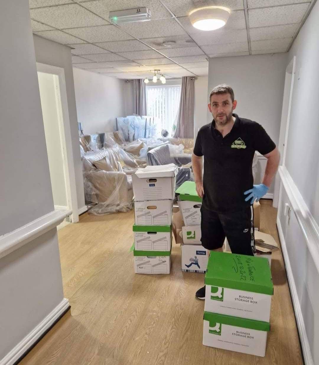 Big Green Moving Machine packing service